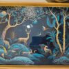 Golden Deer Enchanted Forest - 12x18 inch (3)