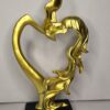 WhatsApp Image 2026-03-04 at 1.03.26 PM (1) Romantic Couple Heart Sculpture Gold – Modern Love Art Showpiece