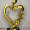 WhatsApp Image 2026-03-04 at 1.03.26 PM Romantic Couple Heart Sculpture Gold – Modern Love Art Showpiece