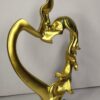 WhatsApp Image 2026-03-04 at 1.03.27 PM (1) Romantic Couple Heart Sculpture Gold – Modern Love Art Showpiece