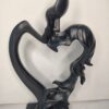WhatsApp Image 2026-03-04 at 1.03.28 PM (1) Romantic Couple Heart Sculpture Black – Modern Love Art Showpiece