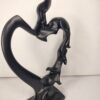 WhatsApp Image 2026-03-04 at 1.03.30 PM Romantic Couple Heart Sculpture Black – Modern Love Art Showpiece