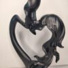 WhatsApp Image 2026-03-04 at 1.03.32 PM Romantic Couple Heart Sculpture Black – Modern Love Art Showpiece