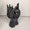 Black Face Art Pen Holder & Candle Holder – Modern Table Decor