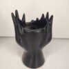 Black Face Art Pen Holder & Candle Holder – Modern Table Decor