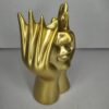 Gold Face Art Pen Holder & Candle Holder – Modern Table Decor