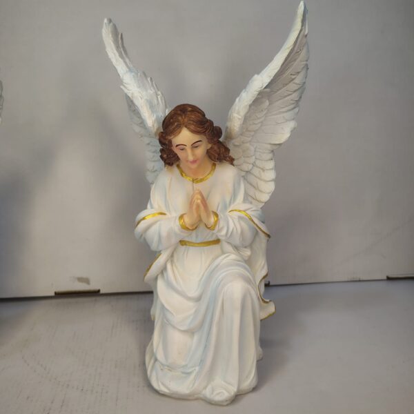 WhatsApp Image 2026-03-06 at 2.20.38 PM (1) Kneeling Prayer Angel Statue – White Guardian Angels | 1 ft size