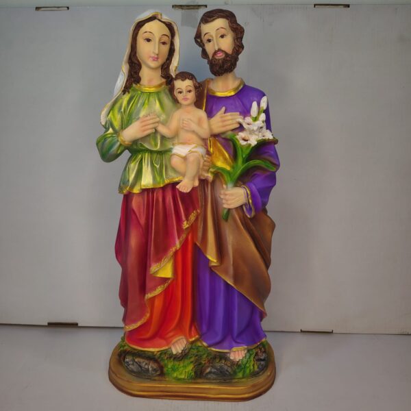 Holy Family Statue – Jesus, Mary & Joseph Devotional Figurine | 1.5ft size
