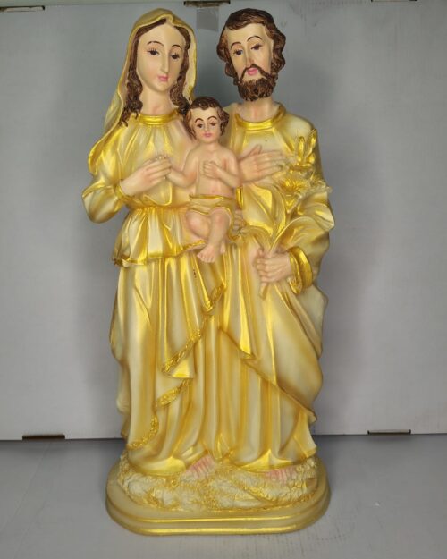 WhatsApp Image 2026-03-06 at 2.21.21 PM (1) Holy Family Gold Statue – Jesus, Mary & Joseph Religious Figurine | 1.5ft size