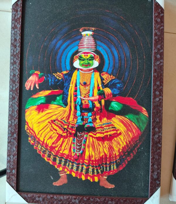 Kathakali Classical Dance Wall Frame – Kerala Traditional Art Decor | 1