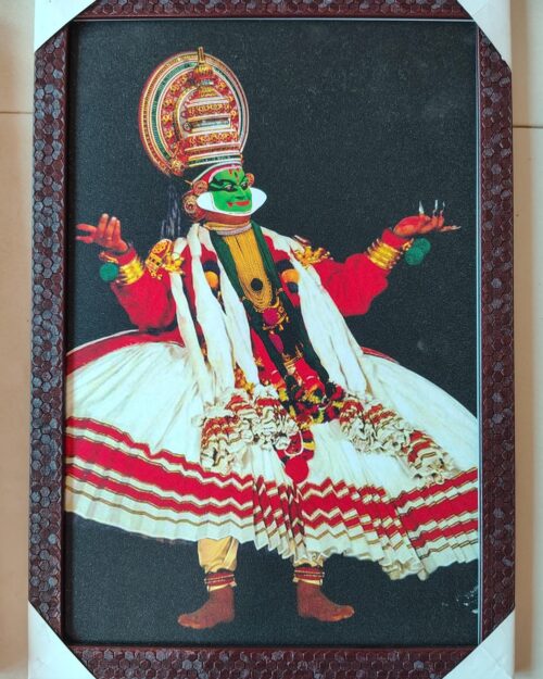 Kathakali Classical Dance Wall Frame – Kerala Traditional Art Decor | 2