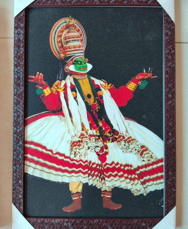 Kathakali Classical Dance Wall Frame – Kerala Traditional Art Decor | 2