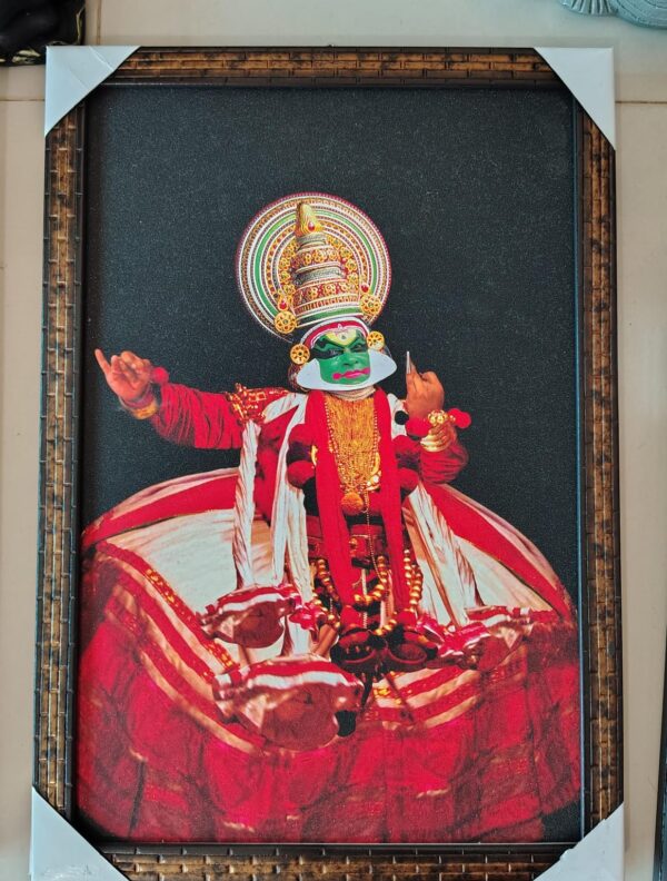 Kathakali Classical Dance Wall Frame – Kerala Traditional Art Decor | 4