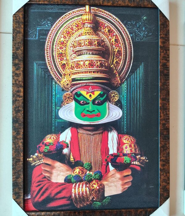 Kathakali Classical Dance Wall Frame – Kerala Traditional Art Decor | 3