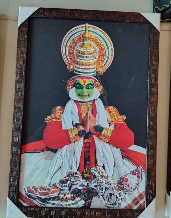 Kathakali Classical Dance Wall Frame – Kerala Traditional Art Decor | 7
