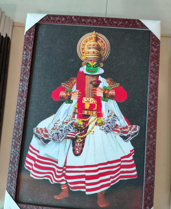 Kathakali Classical Dance Wall Frame – Kerala Traditional Art Decor | 8