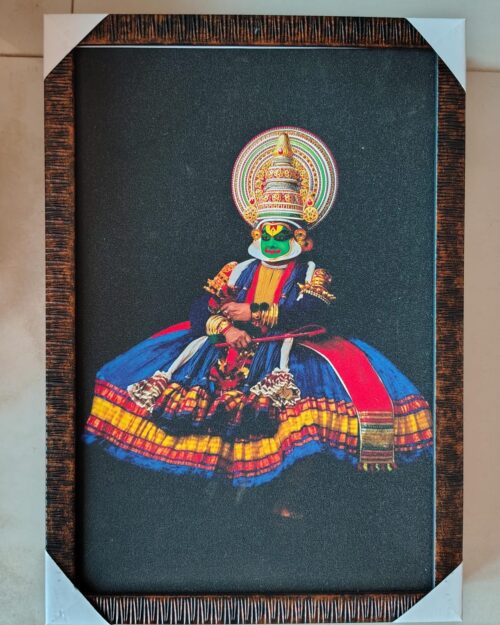 WhatsApp Image 2026-03-06 at 2.28.27 PM Kathakali Classical Dance Wall Frame – Kerala Traditional Art Decor | 9