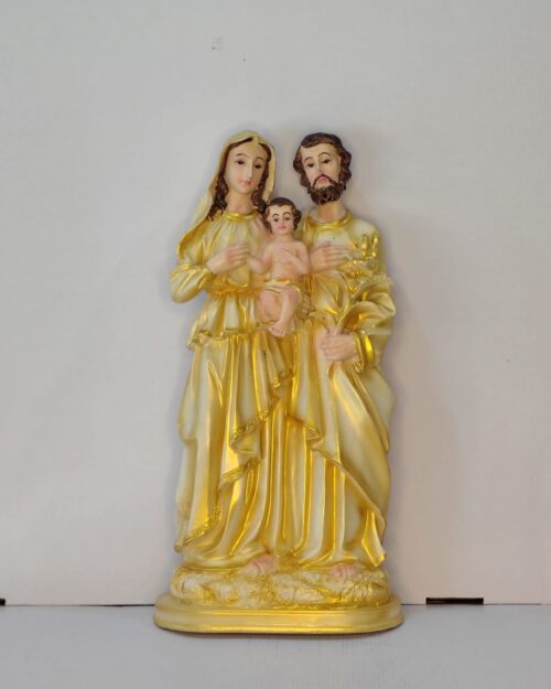 Holy Family Golden Finish Statue high quality holy family gold finish statue