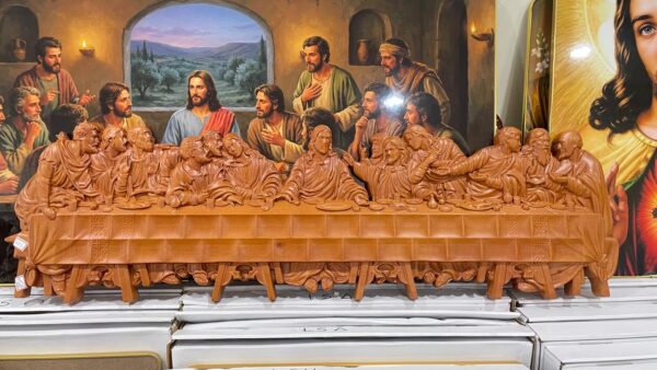 last supper wood