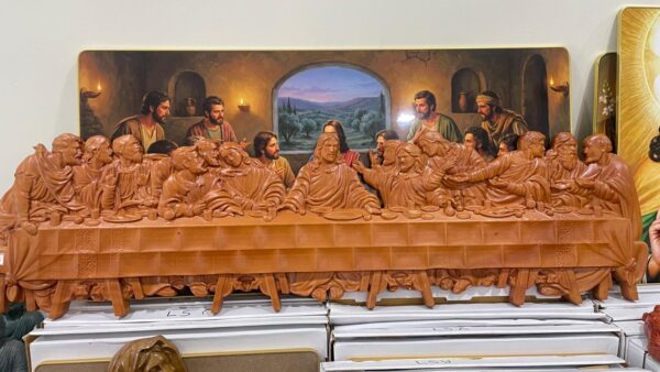 last supper wood