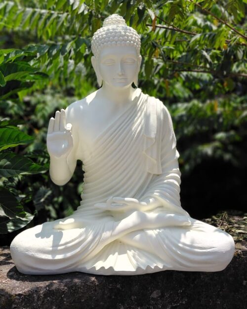 Buddha Statue – Custom Colour Meditation Decor | 3 Feet Fiber statue with various color options and customization available