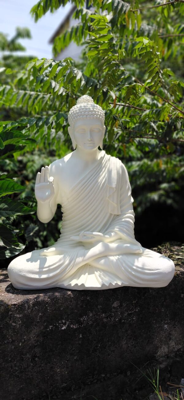 Buddha Statue – Custom Colour Meditation Decor | 3 Feet Fiber statue with various color options and customization available