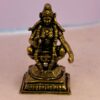 Mini Lord Ayyappa Idol – Antique Finish Spiritual Figurine | 1 Inch