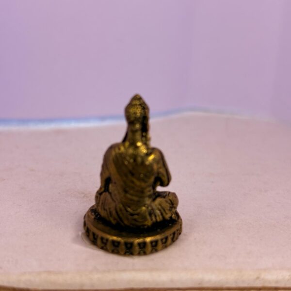 Mini Buddha Idol – Antique Finish Meditation Figurine | 1 Inch – ₹195