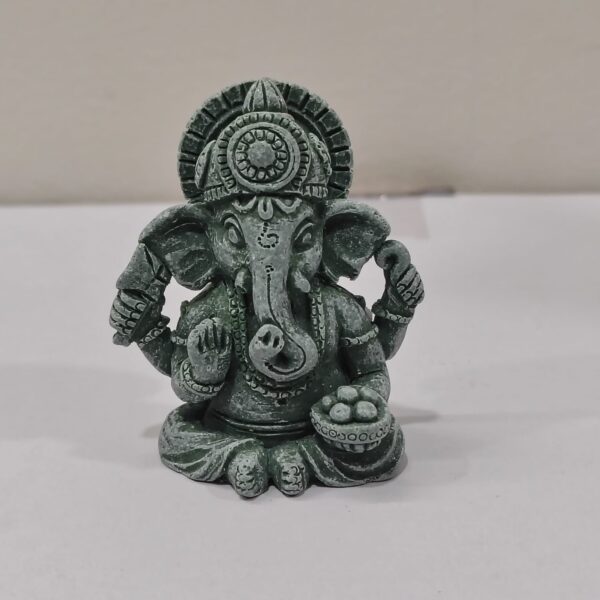 Ganesh 2 inch Mini Green Finish Lord Ganesha Statue – Decorative Ganpati Idol | 2 Inch – ₹110