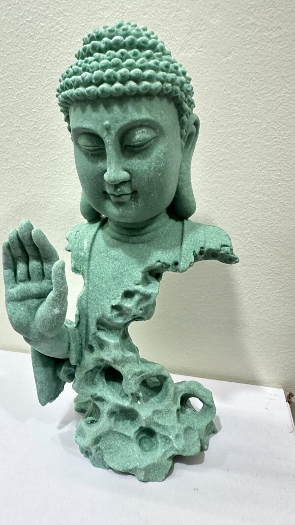 buddha face statue