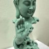 buddha face statue