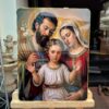 holy family resin frame
