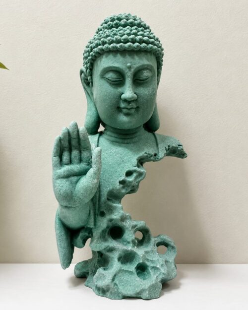 buddha face statue