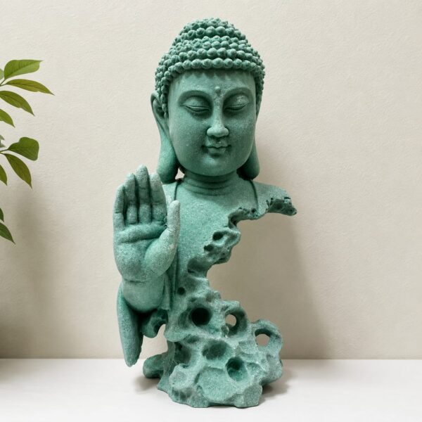 buddha face statue