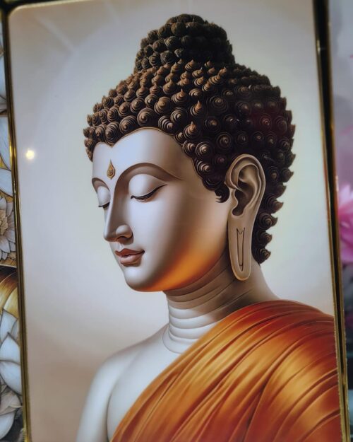 buddha resin frame