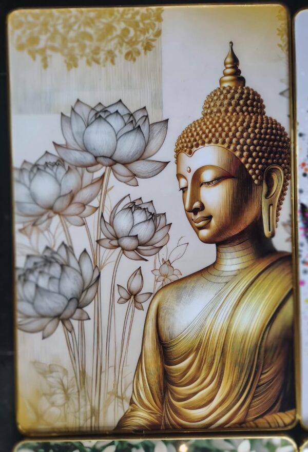 buddha resin frame