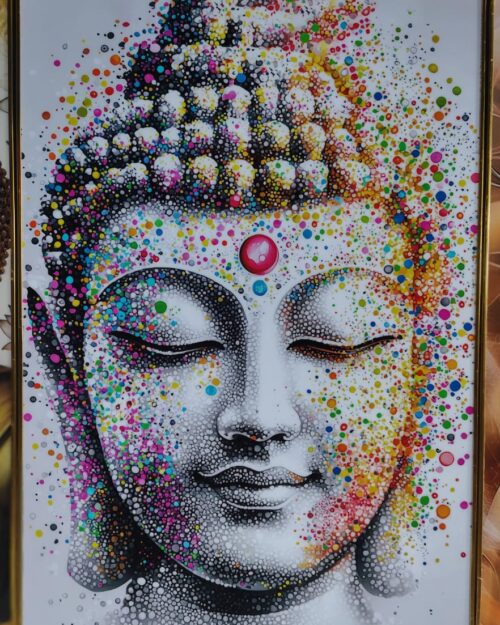 buddha resin frame