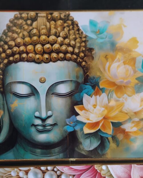 buddha resin frame