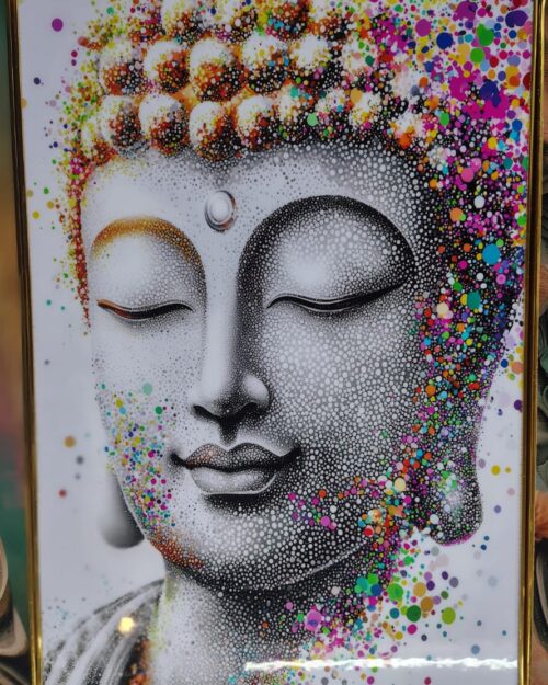 buddha resin frame