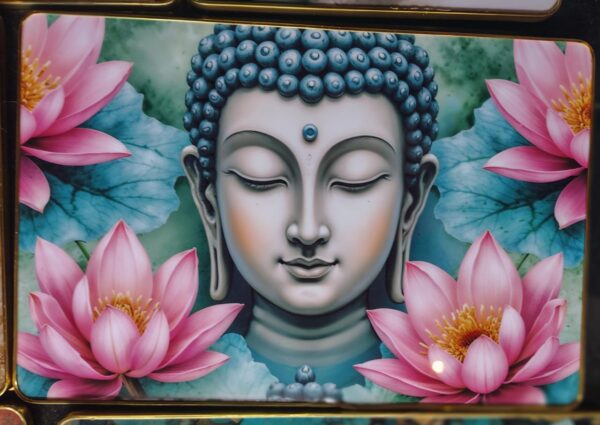 buddha resin frame