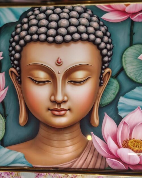 buddha resin frame