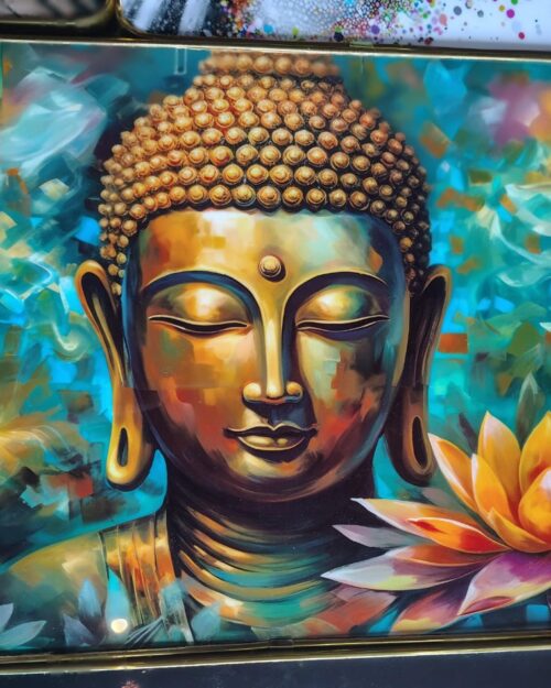 buddha resin frame