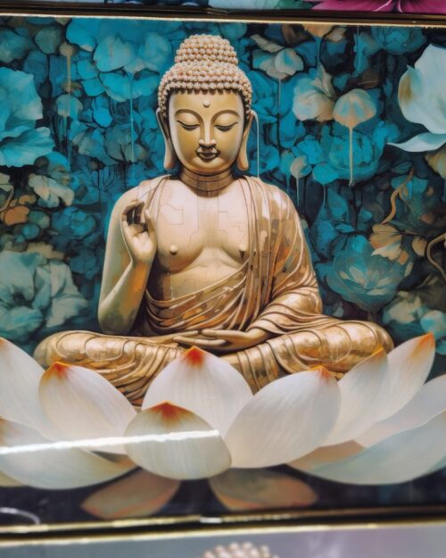 buddha resin frame