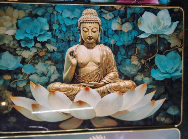 buddha resin frame