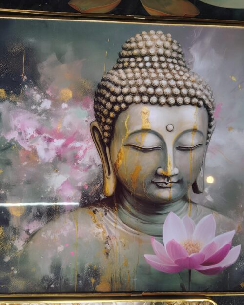 buddha resin frame