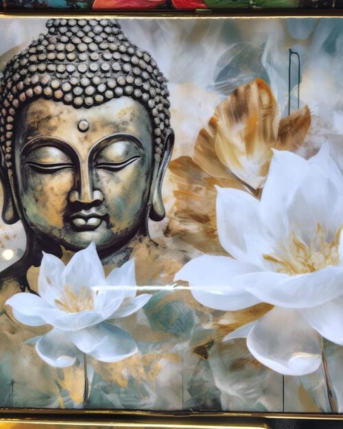 buddha resin frame