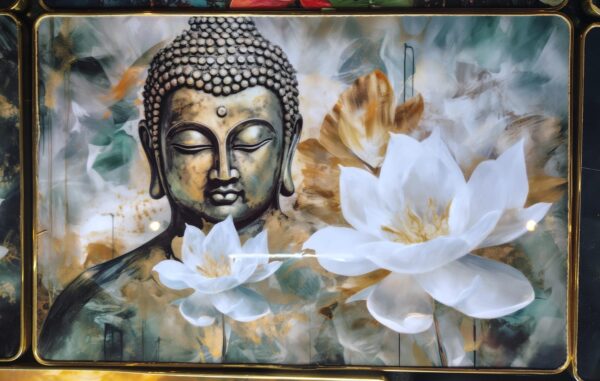 buddha resin frame
