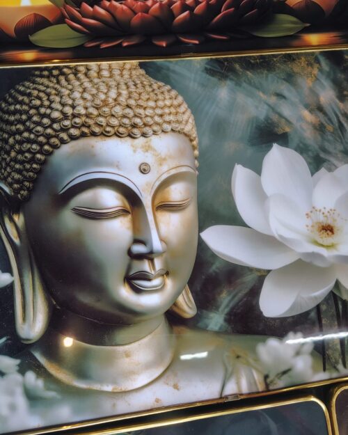 buddha resin frame