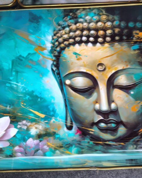 buddha resin frame