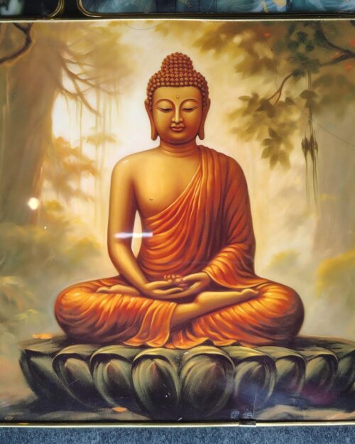 buddha resin frame